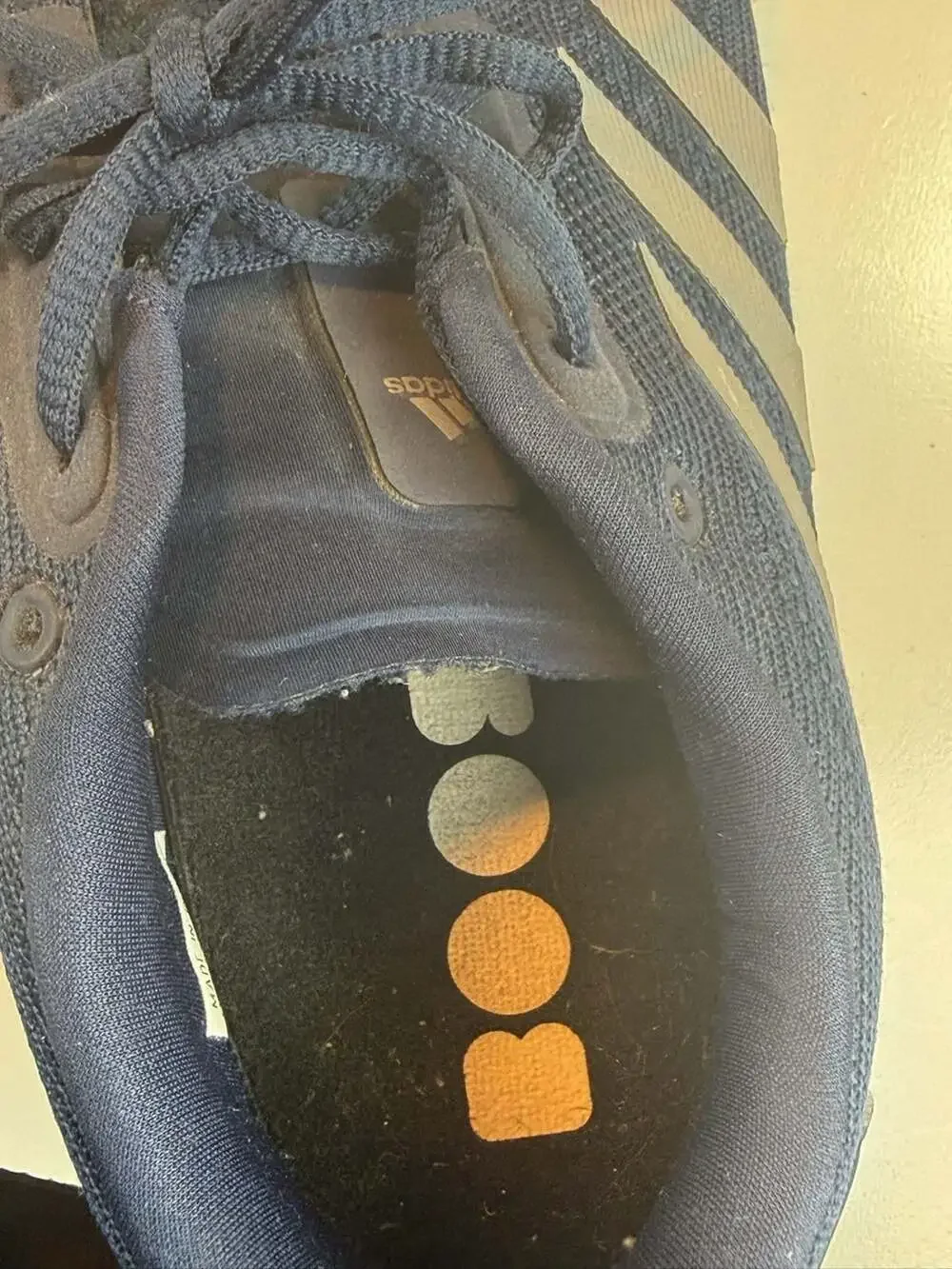 Adidas Supernova Size 10.5 Navy Blue Running Shoes